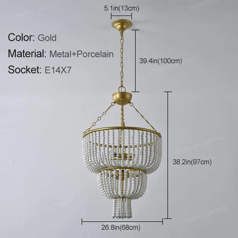 lampe suspendue or blanches classique chaînes ampoules e14