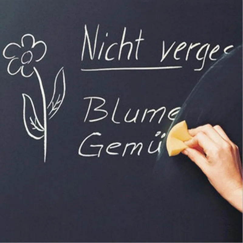 tableau noir autocollant motif floral graphiques mathématiques texte créatif opaque étudiant enseignement