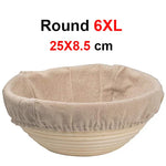 panier pain rotin naturel traditionnel tissu doux fermentation baguette ovale round respectueux environnement