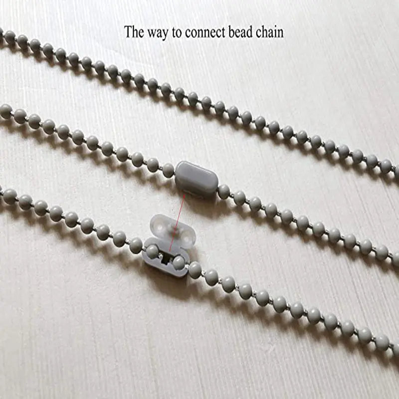 rideau chainette gris moderne clips fixation store enrouleurversible longueur personnalisable