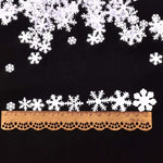 feutre flocons neige blanc non tissé scrapbooking décoration artisanat bricolage fêtes noël appliques 10