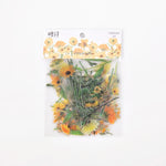 autocollants fleurs séchées diverses couleurs naturelles artisanal scrapbooking matériel décoration 40 pièces
