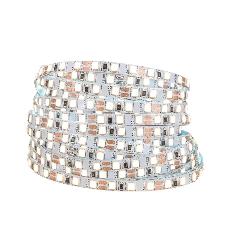 ruban led flexible blanc smd2835 adhésif moderne 12v 3000k 4000k 6000k 5m haute luminosité