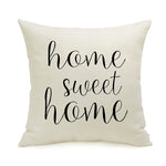 coussin carré imprimé lettres décoration intérieure maison salon chambre 45x45cm this is us