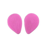 feuilles artificielles silicone vert rose veines plissées decoratives cuisson gâteau artisanal mariage