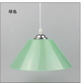 lampe suspendue moderne orange blanc rouge mat pvc plastique cuisine salle manger chambre coucher