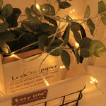guirlande lumineuse led blanc doré décoration noël mariage fête intérieur aménagement maison moderne