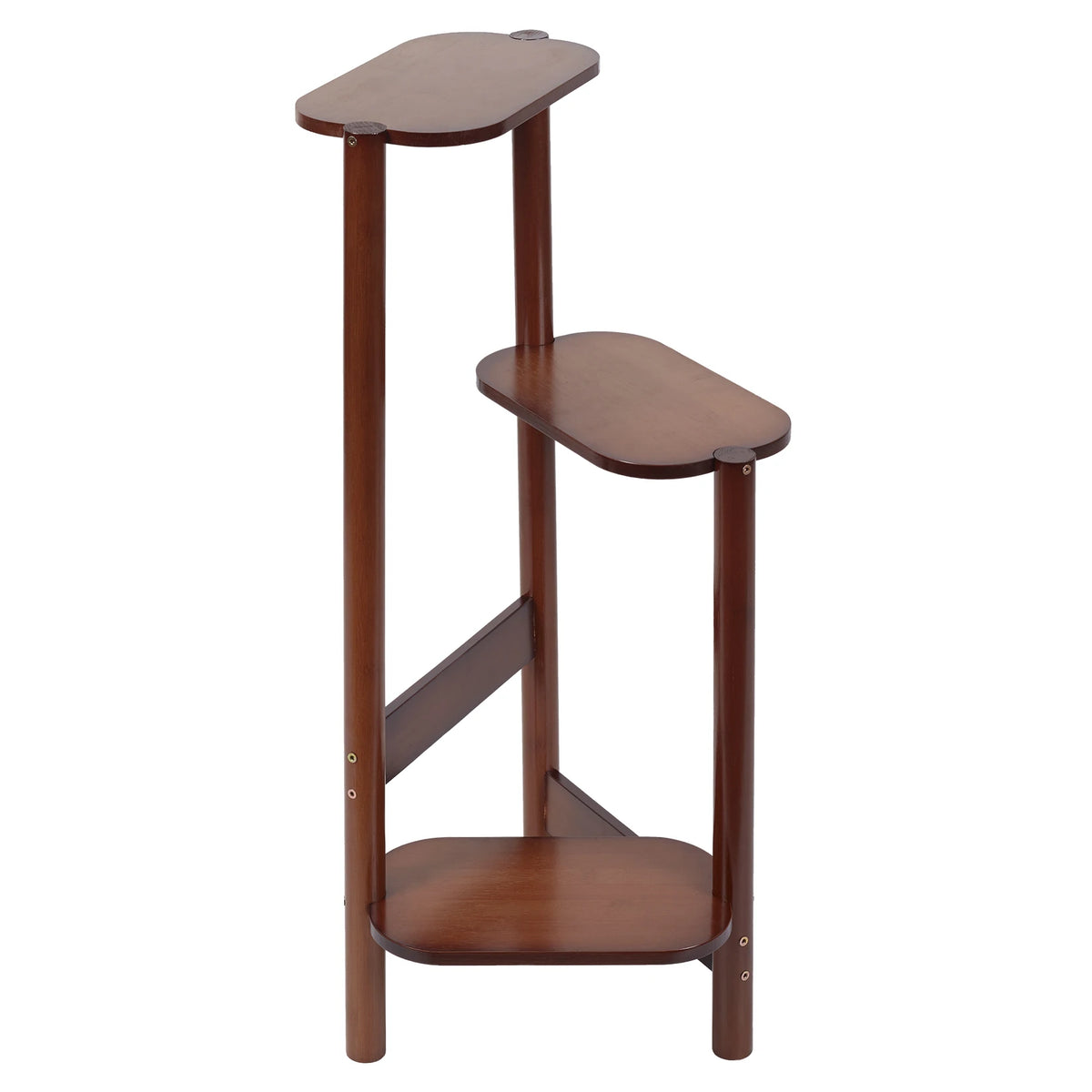 étagère plantes niveaux bois bambou brun moderne minimaliste assemblage vis fixationsintérieur chambre balcon angle