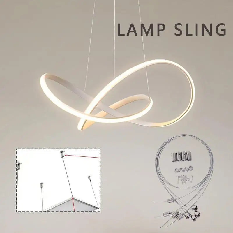 câbles suspension moderne argentés luminaires blancs contemporains noirs modernes câbles vis