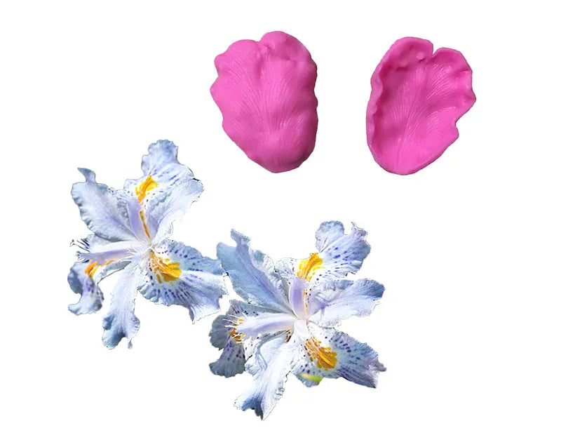 feuilles artificielles silicone vert rose veines plissées decoratives cuisson gâteau artisanal mariage