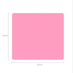 tapis cuisson silicone non stick antiadhésif baking mat uni moderne vert bleu rose violet