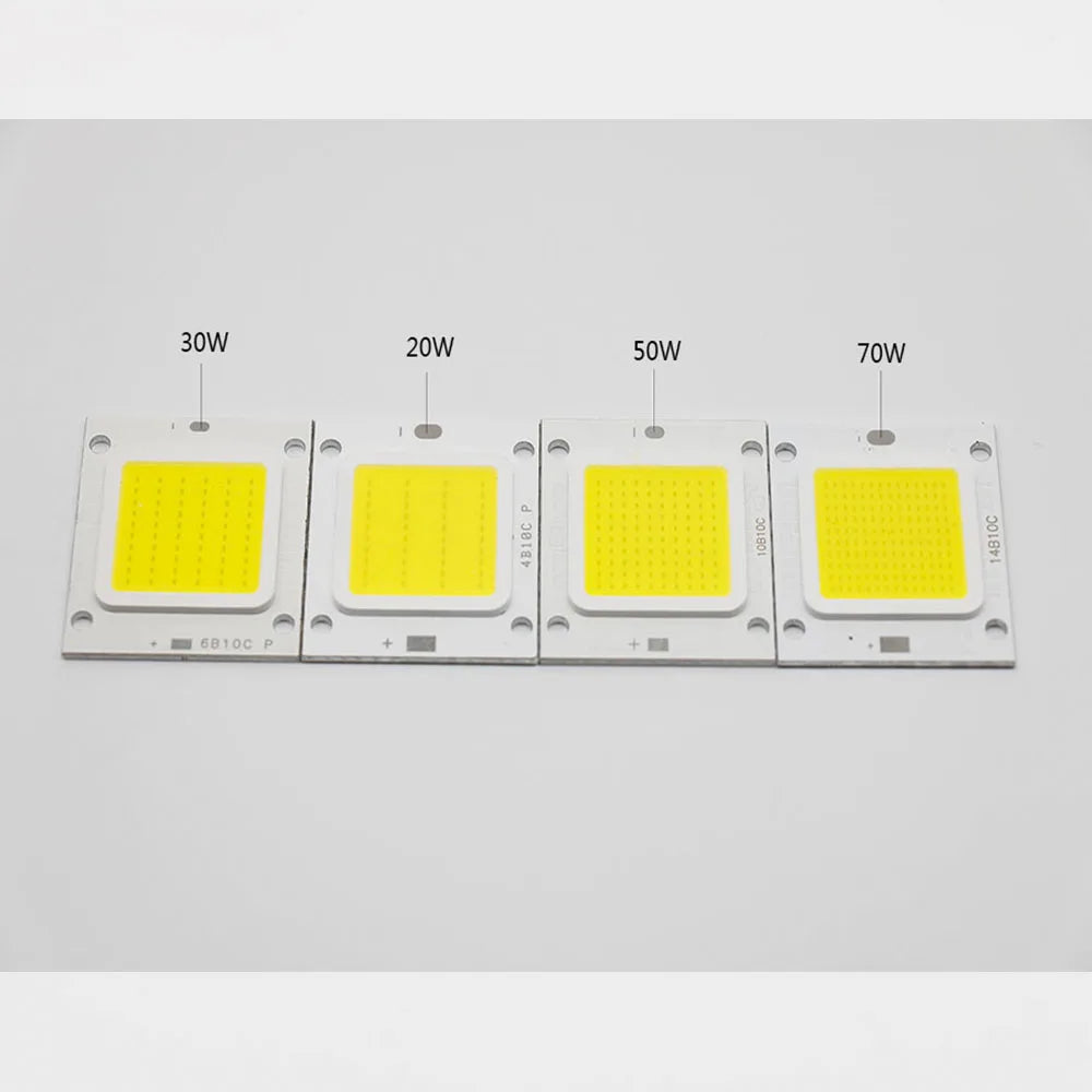ampoules led 20w 30w 50w 70w blanc jaune grille points carrés modernes 10pcs