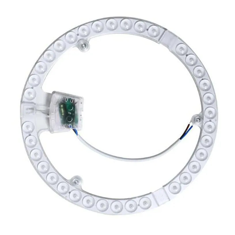 anneau lumineux led blanc moderne 12w 18w 24w 36w 48w vis connecteur électrique