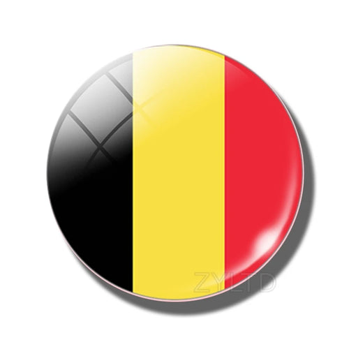 aimants réfrigérateur ronds drapeaux pays monde décoration cuisine magnets nationaux petits décoratifs noirs