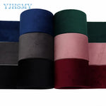 ruban velours uni bleu marine gris vert rose bordeaux 10mm 25mm 50mm opacité classique