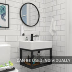 distributeur savon liquide blanc noir moderne minimaliste rétro simple 350ml ABS adhésif salle bains