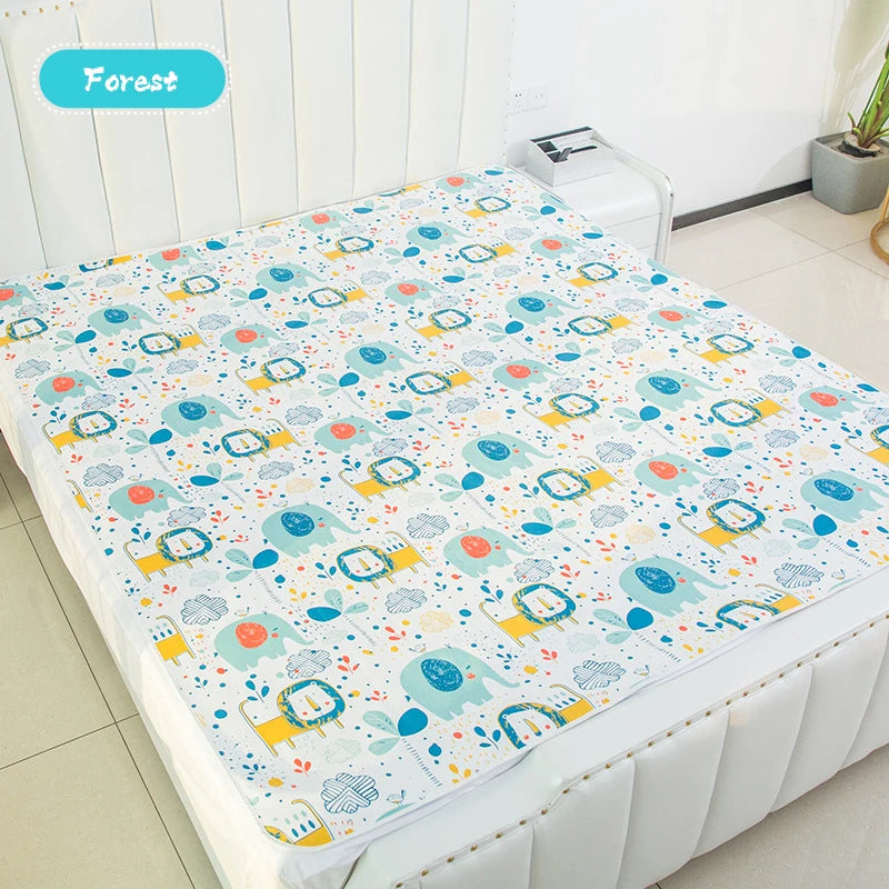 tapis sol enfant animaux mignons blanc bleu orange gris rose vert moderne