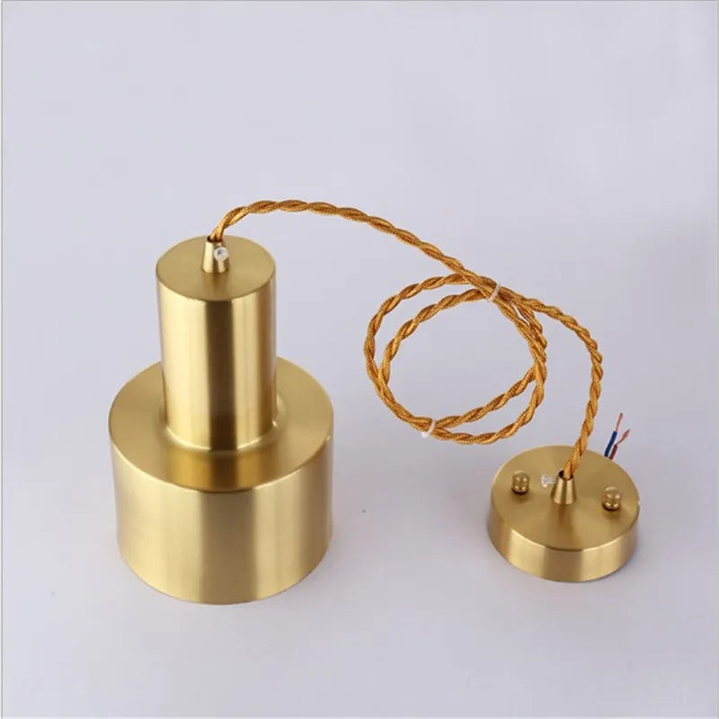 lampe suspendue dorée moderne minimaliste chaîne fil électrique interrupteur salon chambre