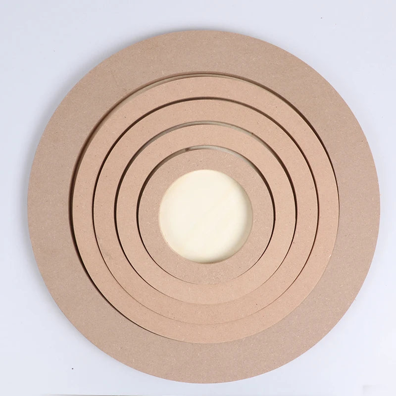 assiettes carton beige clair minimaliste 40cm 30cm 25cm 20cm 15cm