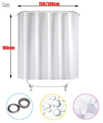 rideau douche imprimé paysages 3d opacité variable métalliques polyester moderne