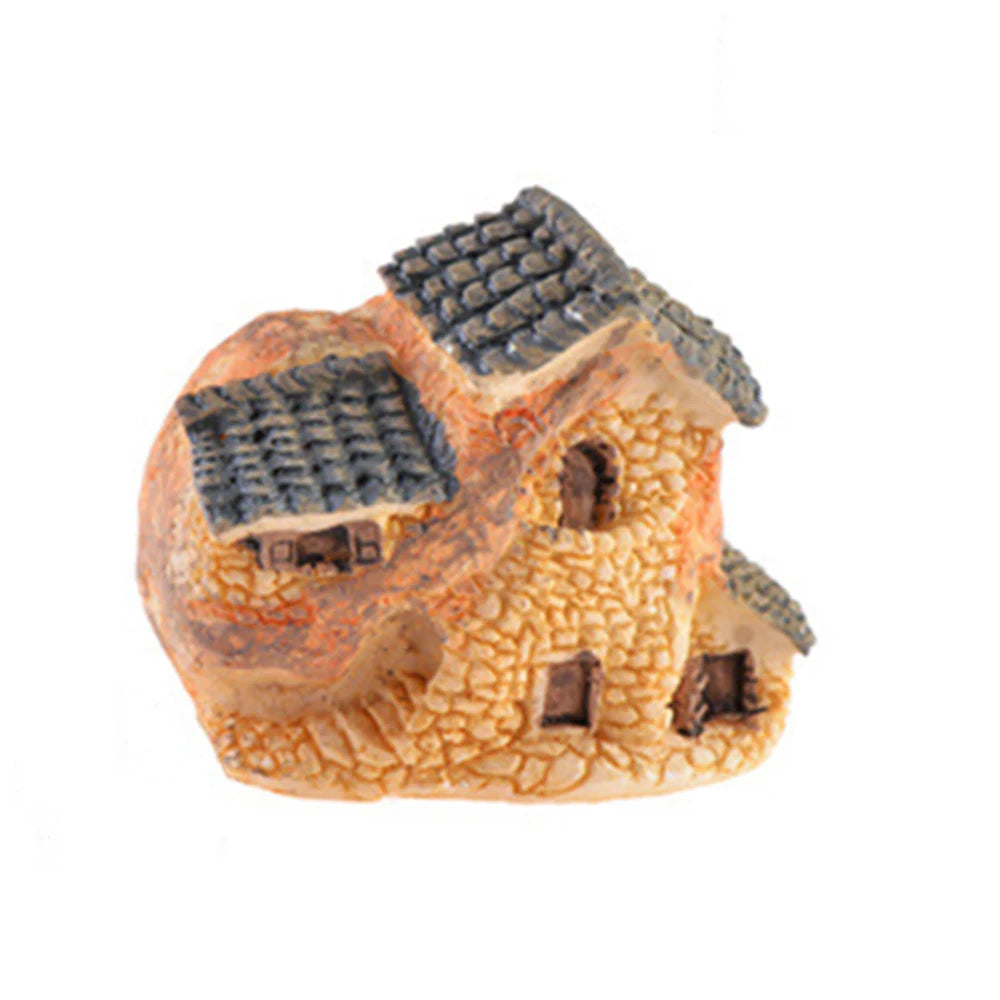 miniatures maison résine rustique pastoral ponts architecture extérieure décoration jardin