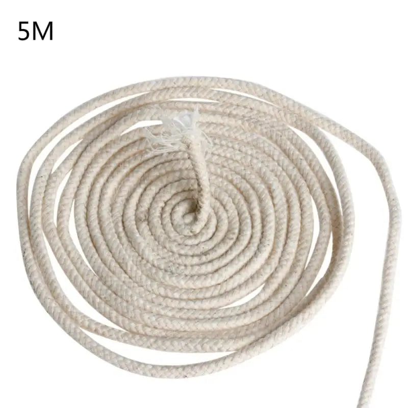 corde tissée coton blanc rustique 2mm 3mm 4mm 5mm 10m 3m 5m accessoire brûleur
