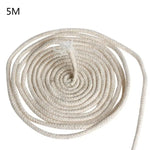 corde tissée coton blanc rustique 2mm 3mm 4mm 5mm 10m 3m 5m accessoire brûleur