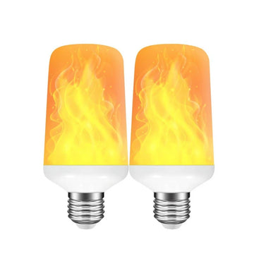 ampoule led effet flamme moderne 5w 9w 12w e27 blanc orange jaune scintillement