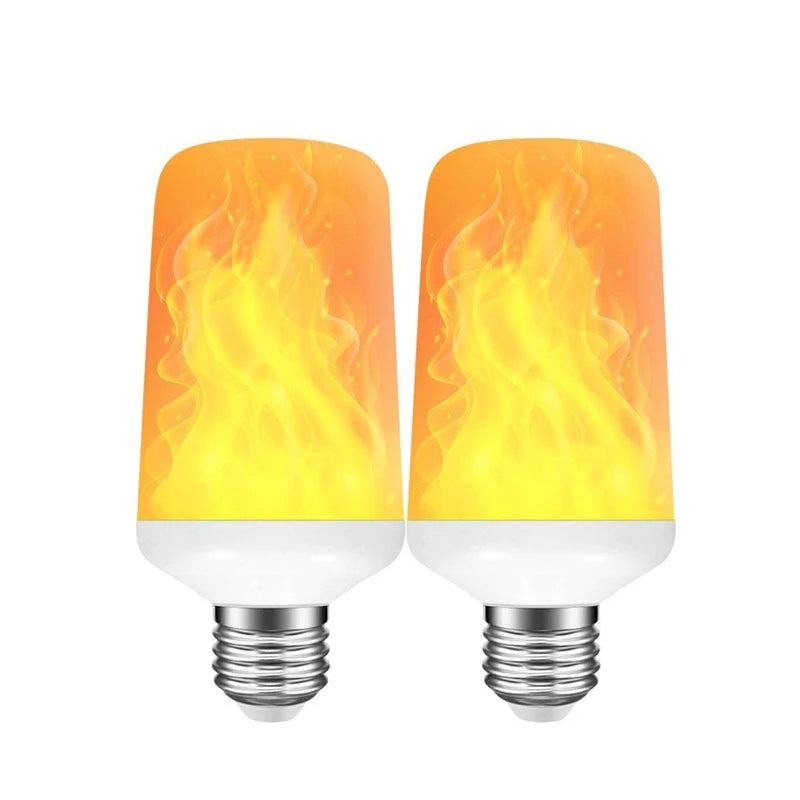 ampoule led effet flamme moderne 5w 9w 12w e27 blanc orange jaune scintillement