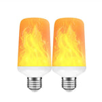 ampoule led effet flamme moderne 5w 9w 12w e27 blanc orange jaune scintillement
