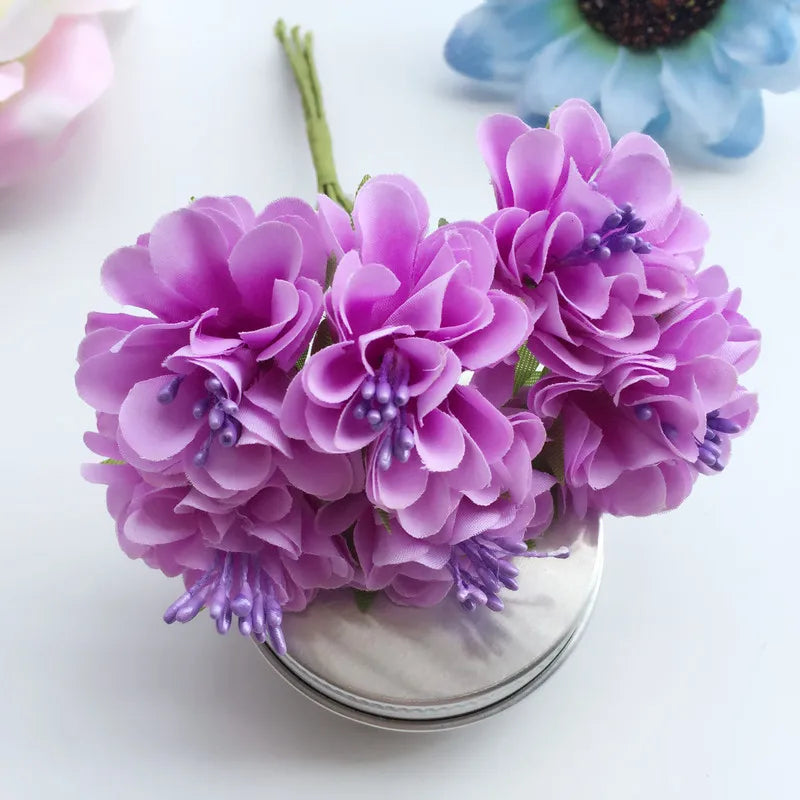 bouquets fleurs artificielles marguerites chrysanthèmes scrapbooking mariage décoration festive