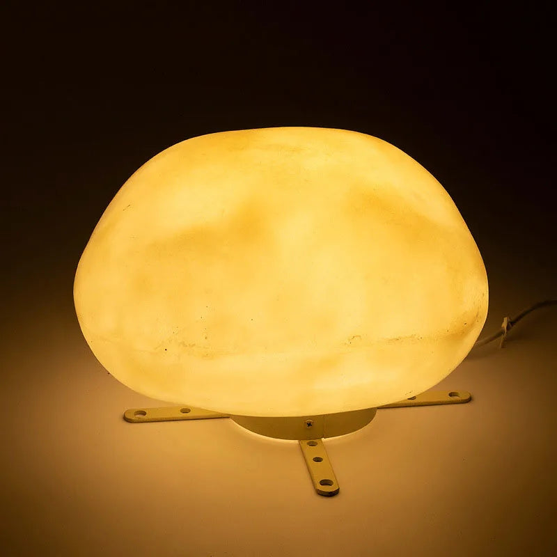 éclairage paysager moderne pierre jaune lisse opaque extérieur industrielle led ip65 waterproof autonome