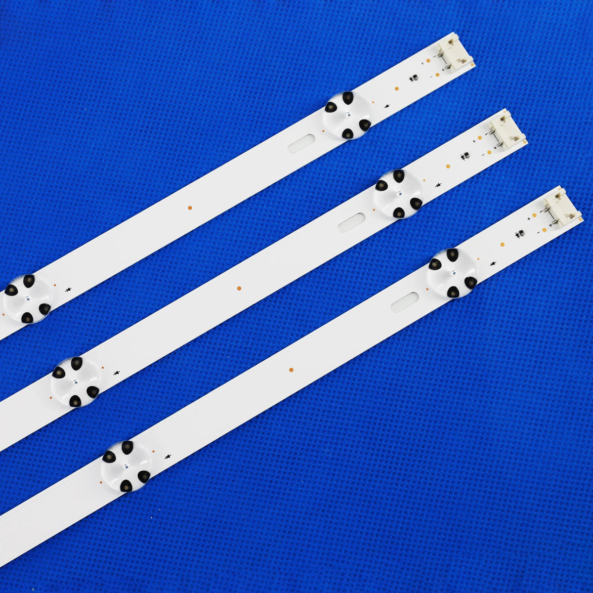 bande lumineuse led blanc points noirs moderne rétro éclairage fixations haute qualité rohs compatible