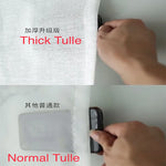 Comparaison de différentes tailles de rideaux voilage personnalisables