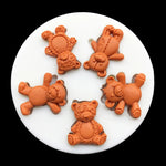 moule silicone ours coeurs décoration gâteau fondant sugarcraft résine cupcakes cartoonaire respectueux environnement