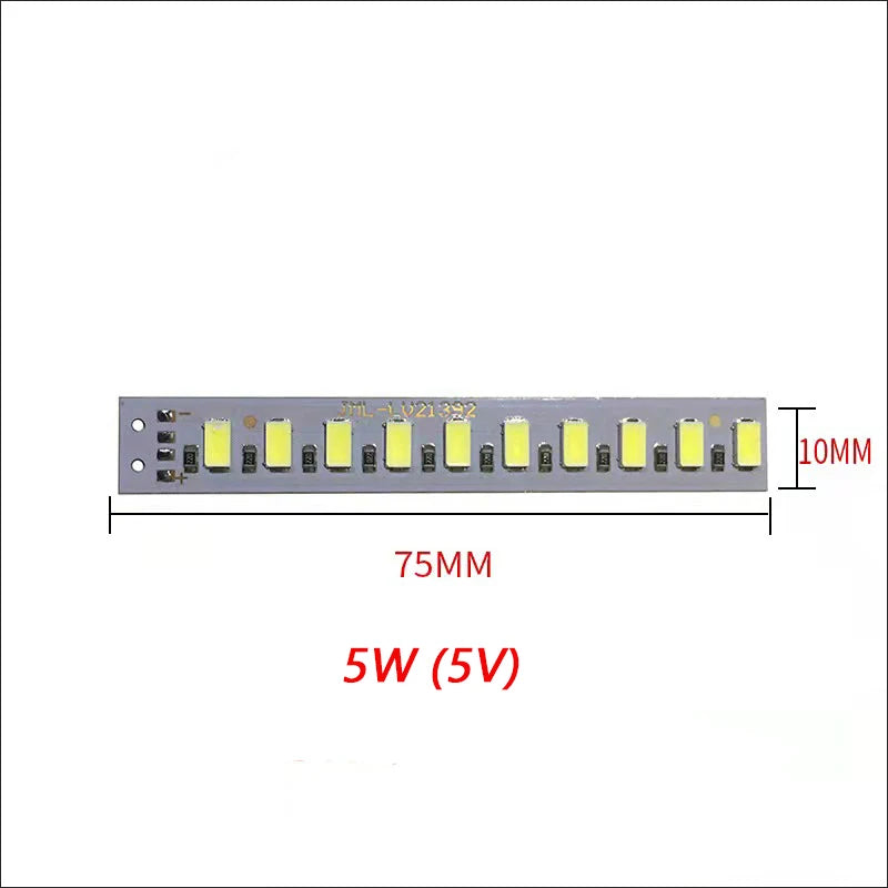 plaque led 5v blanc matrice diodes modernes 1w 2w 3w 5w 10w 12w