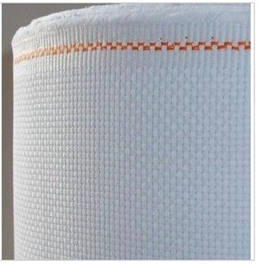 toile broderie coton 16ct 18ct broderie blanc maille régulière classique pliée packaging sac papier