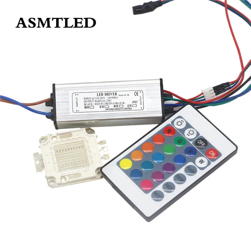 drivers led rgb 10w 20w 30w 50w 100w argenté moderne certification ul vde rohs