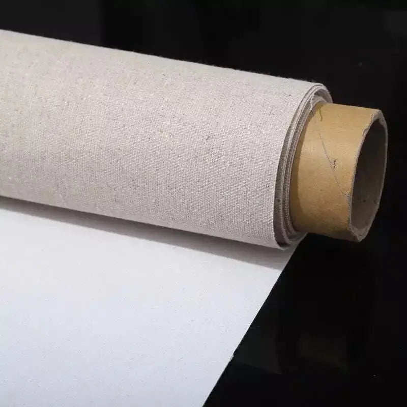 toile lin naturelle rustique 5m longueur 28cm largeur beige clair
