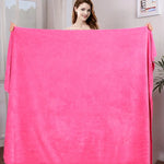 Serviette de bain en microfibre pour salon de beauté et sport en taille 70x140 cm