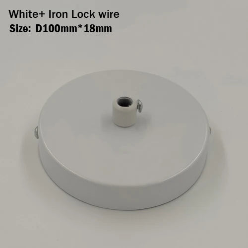 disque suspension moderne blanc noir pendaison lampe mur chinois porte