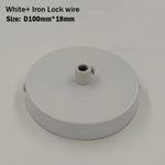 disque suspension moderne blanc noir pendaison lampe mur chinois porte