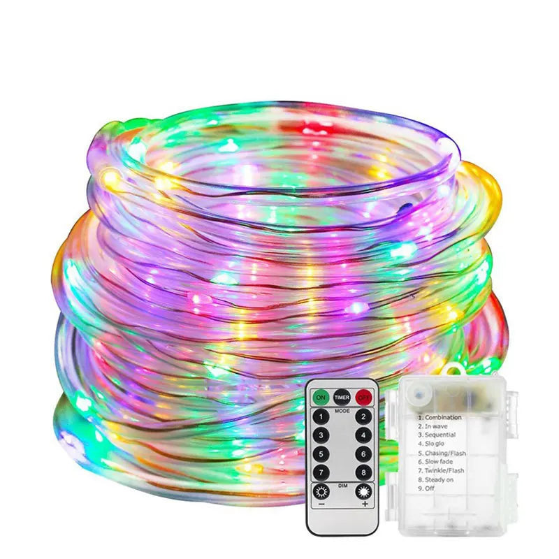 ruban lumineux led multicolore filé moderne télécommande adhésif noël anniversaire mariage fêtes années nouvelles