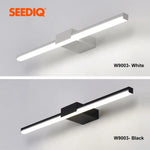 lampe murale led moderne blanc noir rectangle aluminium fixée mur chambre salon