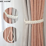 bracelet tressé blanc moderne boucle métal fixe unique accessoire mode 50cm