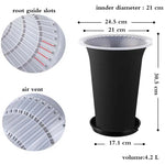 pot orchidée plastique double couche grille taille fleur jardin intérieur extérieur
