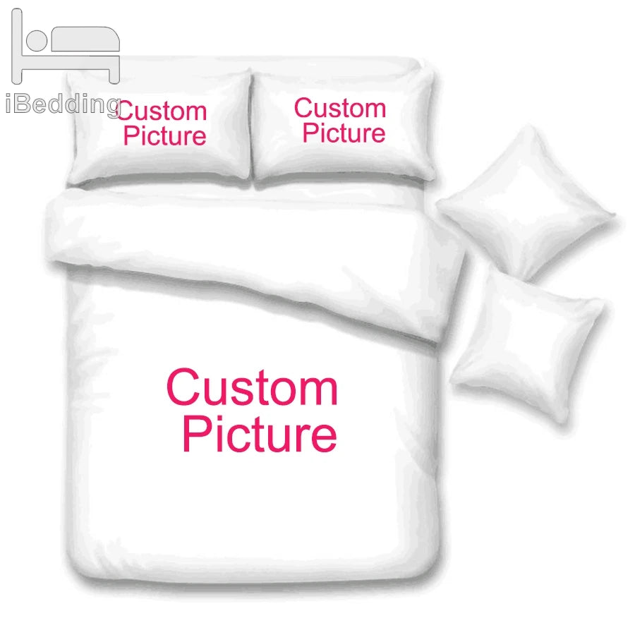 Literie personnalisée avec photo sur housse de couette polyester