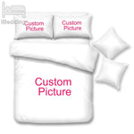 Literie personnalisée avec photo sur housse de couette polyester