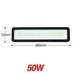 projecteur led moderne 50w noir blanc ip67 cool warm white clipsextérieur