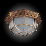 luminaire applique murale industrielle bronze noir blanc verre opalescent européenextérieur IP65